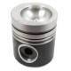 Piston with wrist pin for engine - 745379M91 Massey Ferguson 3 rings