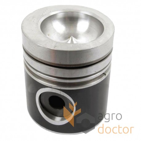 Piston with wrist pin for engine - 745379M91 Massey Ferguson 3 rings