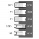 Piston ring set 745752M91 Massey Ferguson, 41158032 Perkins