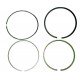 Piston ring set +0.50 - 4181A102 Perkins