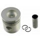 Piston with wrist pin for engine - 746251M91 Massey Ferguson 3 rings