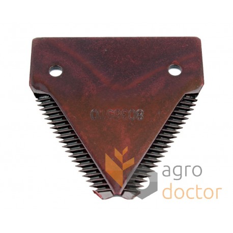 Section faucillée de la barre de coupe à grain 80365110 pour moissonneuse New Holland, Massey Ferguson