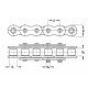 98 Links roller chain for head drive - 358499 JAGUAR