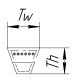 Narrow fan belt 80336386 [New Holland] Roflex-Joined [Roulunds]