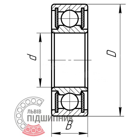 Deep groove ball bearing 243113.0, 239266.0 Claas