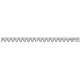 Knife assembly 11106061804 Deutz-Fahr for 2500 mm header - 35 serrated blades