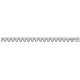 Knife assembly 11106061804 Deutz-Fahr for 2500 mm header - 35 serrated blades