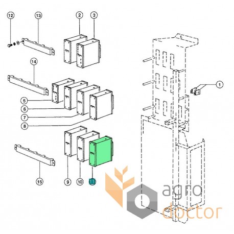 013992 Cirquit module for Claas Lexion combine harvester [Original]