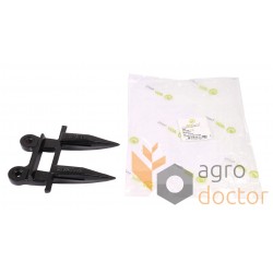 Double sickle guard of header 676235 Claas