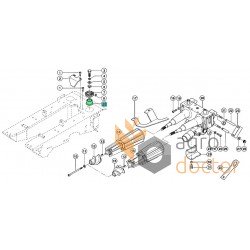 Bushing (distance) for gearbox 995151 Claas Conspeed corn headers