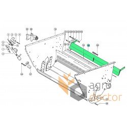 Straw chopper cover 784963 Claas