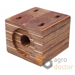 Wooden bearing SR637219 for Massey Ferguson harvester straw walker - shaft 25 mm [Agro Parts]