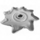 Drum cover plate sprocket - 674478 suitable for Claas