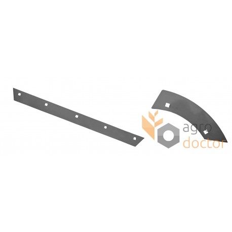 Plaque de tire-paille 777637 adaptable pour Claas (777615 Claas + 777629 Claas)