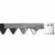 Knife assembly 771546 suitable for Claas for 2690 mm header - 34 serrated blades