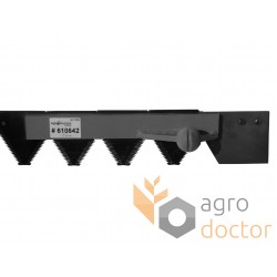 Knife assembly 610642 suitable for Claas for 2600 mm header - 36 serrated blades