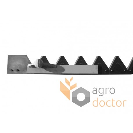 Knife assembly 610646 suitable for Claas for 3600 mm header - 48.5 serrated blades