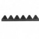 Lame de faucheuse 610644 adaptable pour Claas pour tablier de coupe 3000 mm - 41 lames dentelées , sans tête.