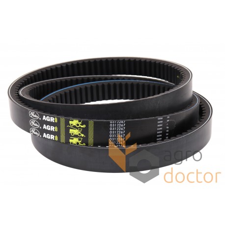 Variable speed belt 0312267 [Gates Agri] (toothed)
