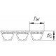 0006674270 adecuado para Claas Lexion - Correa trapezoidal combinada 0124242 [Gates Agri]