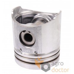 Piston with wrist pin for engine - AR87736 John Deere 3 rings