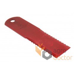 Chopper blade fixed 060030.0 suitable for Claas , toothed [AGV Parts]