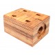 Wooden bearing SR640869 suitable for Sampo harvester straw walker - shaft 25 mm [JAG]