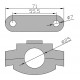 Finger tube bearing 610428 suitable for Claas