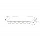 660554 - 0006605540 suitable for Claas Lexion - Wrapped banded belt 1449340 [Gates Agri]