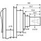 Crankshaft AT18030 John Deere for John Deere engine [Genmot]