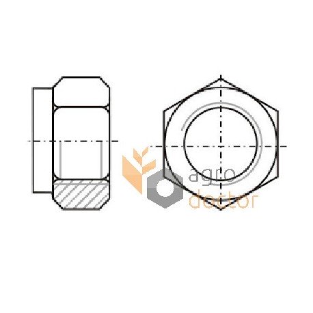 Self-contained nut М8х1.25 - 213716 suitable for Claas , М8