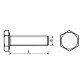 Hex bolt M8 - 236200 suitable for Claas