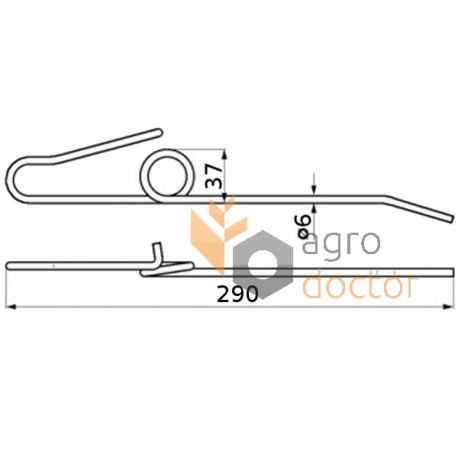 نابض الإلتقاط 320206M1 مناسب ل Massey Ferguson