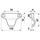 Knife thumb 626749 suitable for Claas