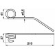 Dent à ressort de ramassage 690309 adaptable pour Claas - 200mm