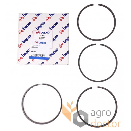 Piston rings, 98.48 engine 41158044 Perkins, (4 rings)