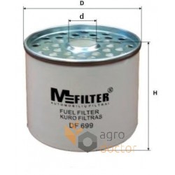 Filtre à carburant (insértion) DF 699 [M-Filter]