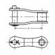 Roller chain offset link - chain CA550V [Rollon]