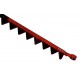 Knife assembly 1721354M92 suitable for Massey Ferguson for 3600 mm header - 49 serrated blades