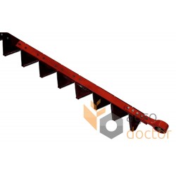 Knife assembly 1721354M92 suitable for Massey Ferguson for 3600 mm header - 49 serrated blades