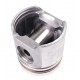 Piston with wrist pin for engine - AR93627 John Deere 3 rings