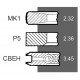 Piston ring set RE66271 John Deere (3 rings)