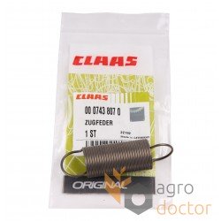 Комбайн CLAAS двигун Пружина 1,5х8,5х70