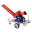 Wood chipper PG-120BD-KP with a gasoline engine and rotary conveyor