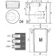 Engine piston set (compl., 116mm, 3rings)