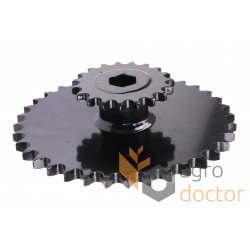 Double sprocket 1.331.694 suitable for Oros - T19/T36