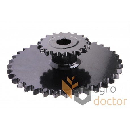 Double sprocket 1.331.694 suitable for Oros - T19/T36