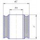 Silent block (MEGU-seal) - 751251 suitable for Claas - reinforced