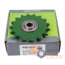 Idler chain sprocket, Z17 combine conveyor auger drive AH98176 suitable for John Deere