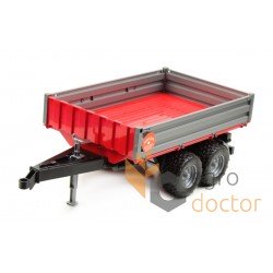 Toy-model of tipper trailer